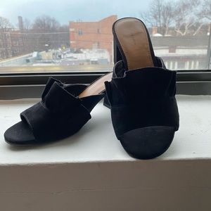 Suede black 14th & Union Slip On Heels